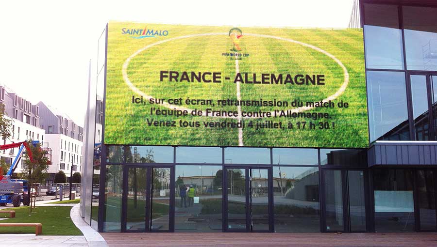 Full Color Oudoor Screen in France