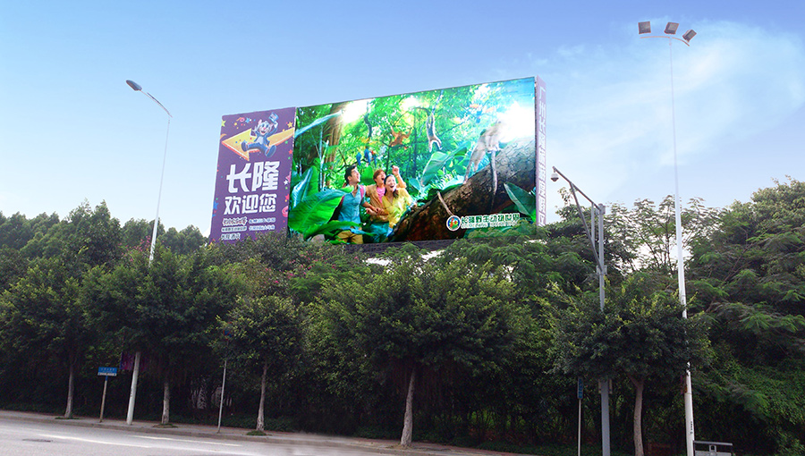 Outdoor Full Color LED Display in Chimelong Group