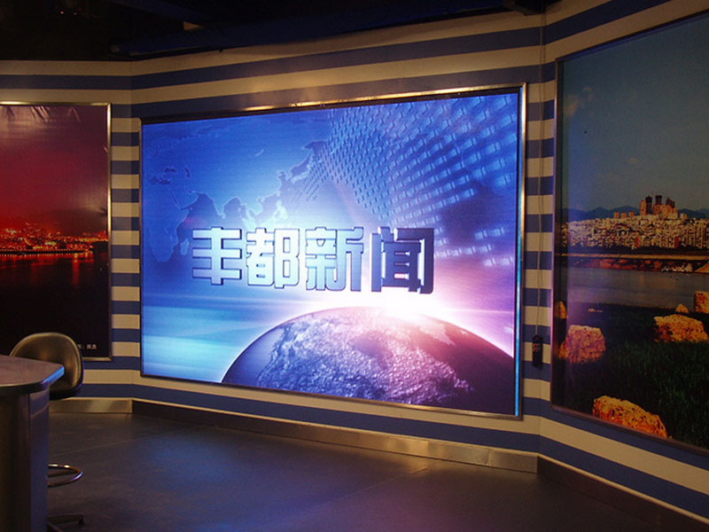 Gtek fine pitch led display graces TV Station of Fengdu County, Chongqing City