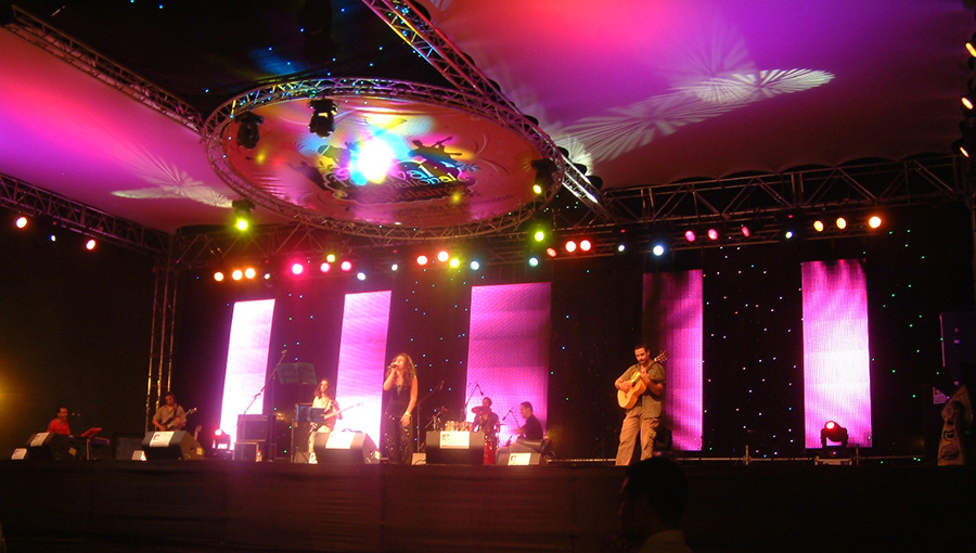 Gtek LED Curtain Screen graces 2008 Moroccan Singers Club