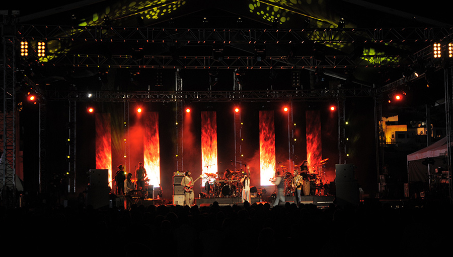 Gtek LED Curtain Screen graces 2008 Rock concerts in Morocco