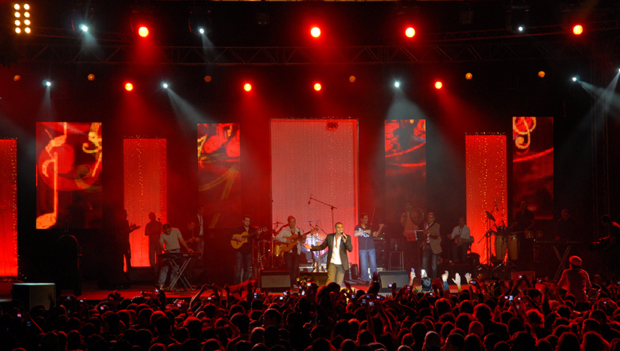 Gtek LED Curtain Screen graces 2009 Music festivals in Morocco