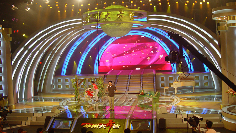 Gtek LED Display graces CCTV The show on the Shenzhou Grand Stage 2005