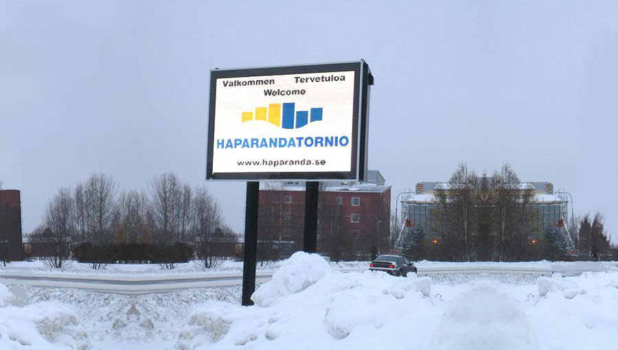 Gtek Outdoor LED Display graces Stockholm, Sweden