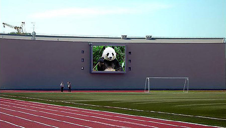 Gtek Cabinet-based Outdoor LED screen graces stadium