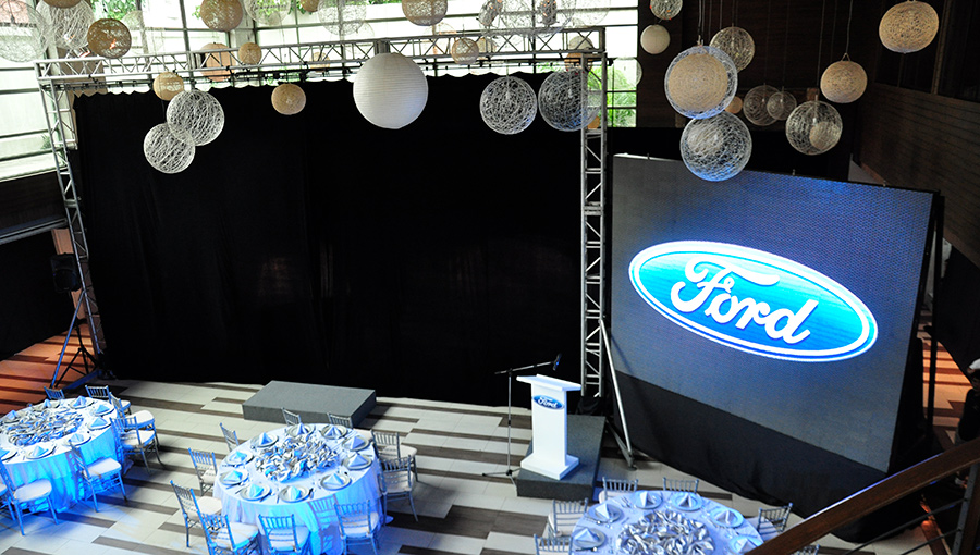 Gtek LED Display（Cabinet-based indoor LED Display） succeed present in The Ford's thank you reception in the Philippines