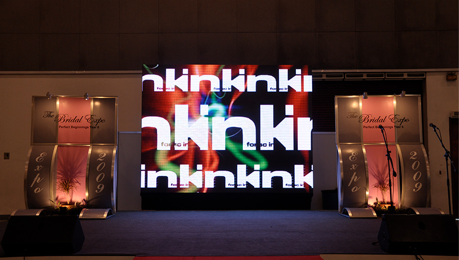 Gtek LED Display（Cabinet-based indoor LED Display） succeed present in The Ford's thank you reception in the Fashion Bridal Expo in the Philippines