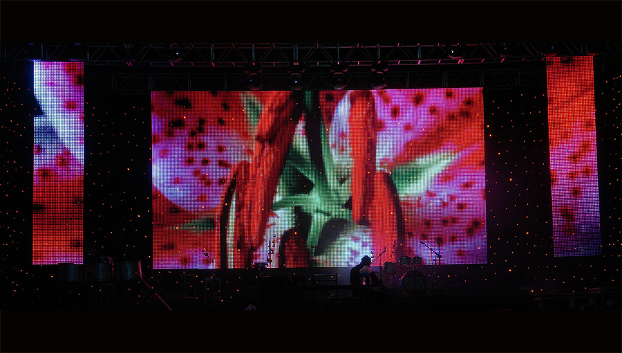 Gtek LED Curtain Display InnoCurtain Music festivals in Rio de Janeiro