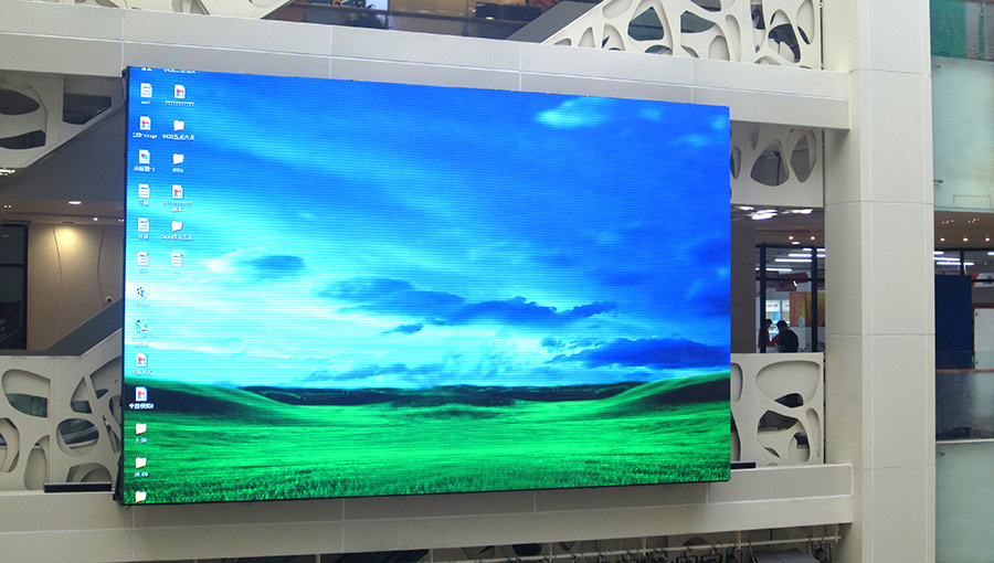 Gtek Indoor led display（Cabinet-based indoor LED Display) graces Xinyuanfa Trade City in Shijiazhuang